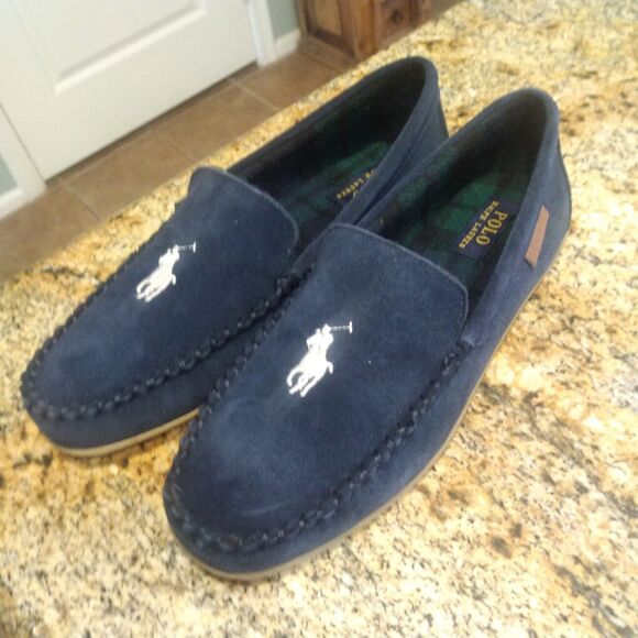 Man's Slippers Polo Ralph Lauren Collins Slipper Size 9 US - Picture 6 of 12